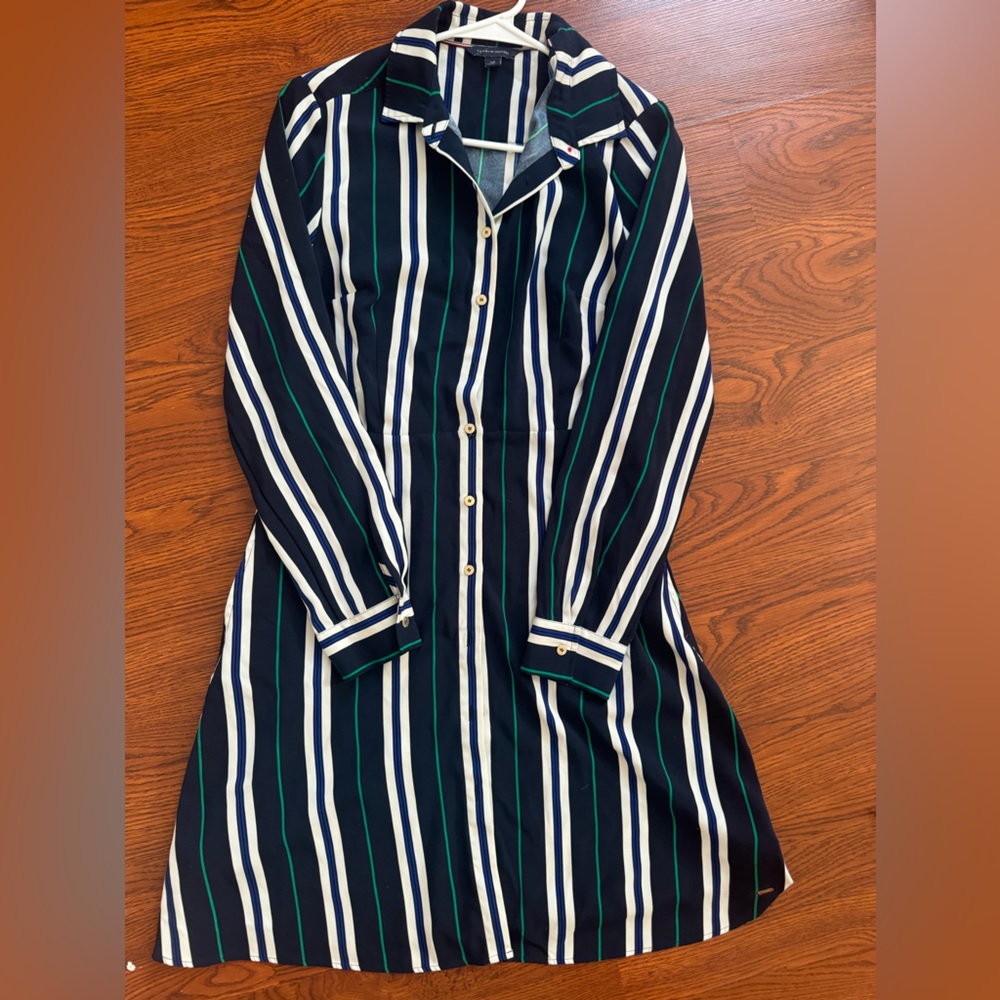 Tommy Hilfiger Navy Striped Dress